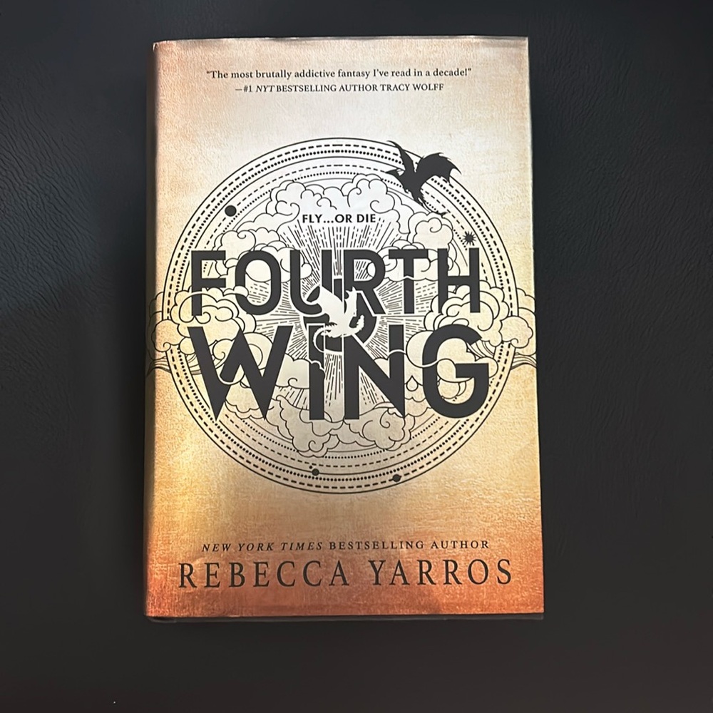 FIRST EDITION Fourth Wing Hardcover Book